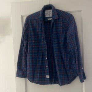 Frank and Eileen flannel button down shirt SMALL